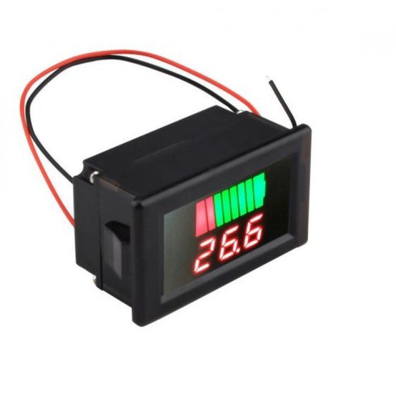 نمایشگر ولتاژ و سطح شارژ باتری مدل j128